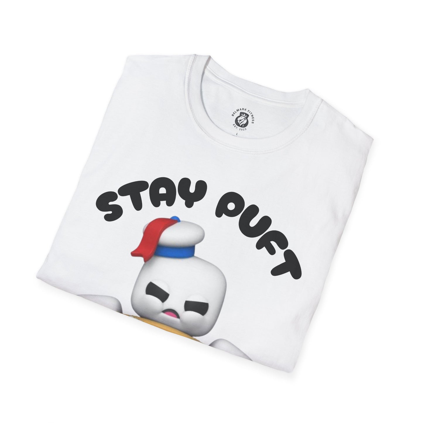 Stay Puft Fitness Unisex Softstyle T-Shirt | Funny Gym Tee, Workout Apparel, Fitness Gift, Activewear, Cute Exercise Shirt