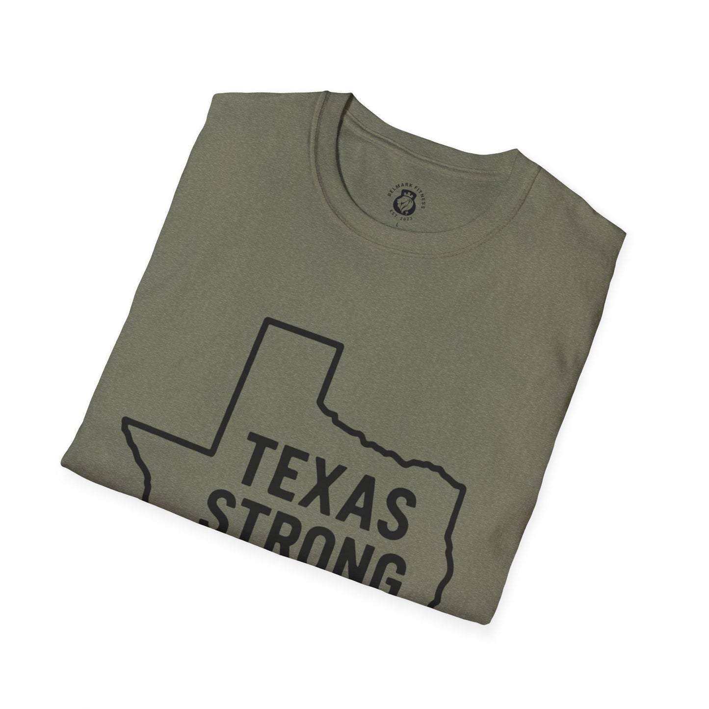 Texas Strong T-Shirt, Unisex Tee, Softstyle Shirt, Casual Wear, Texas Pride, Gift for Texans, Texas Independence Day
