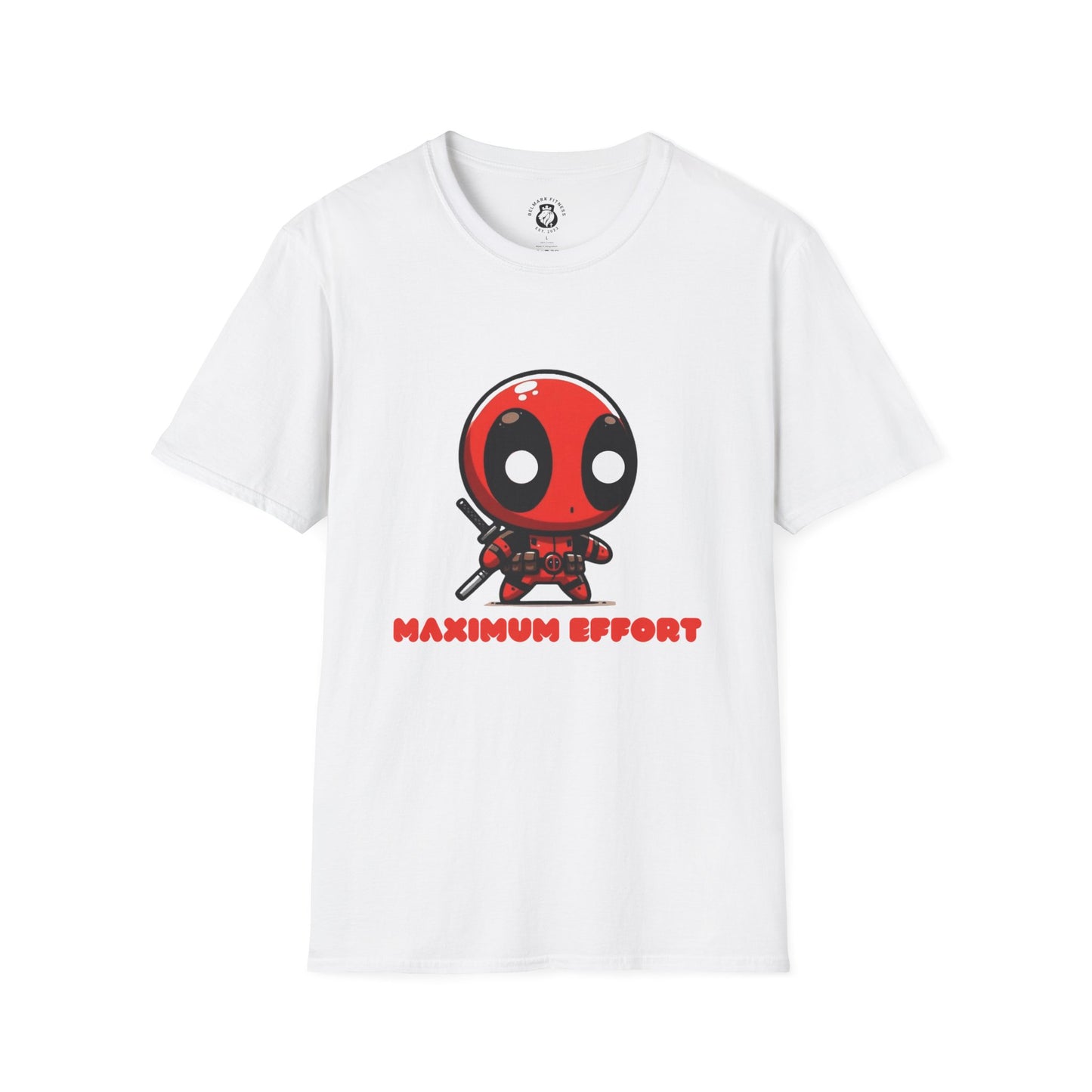 Cute Cartoon Maximum Effort T-Shirt, Unisex Graphic Tee, Perfect for Comic Fans, Birthday Gift, Everyday Wear, Casual Style