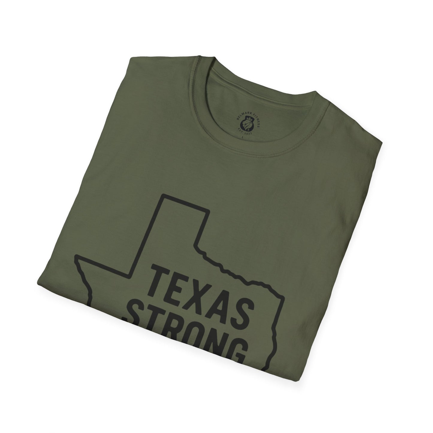 Texas Strong T-Shirt, Unisex Tee, Softstyle Shirt, Casual Wear, Texas Pride, Gift for Texans, Texas Independence Day
