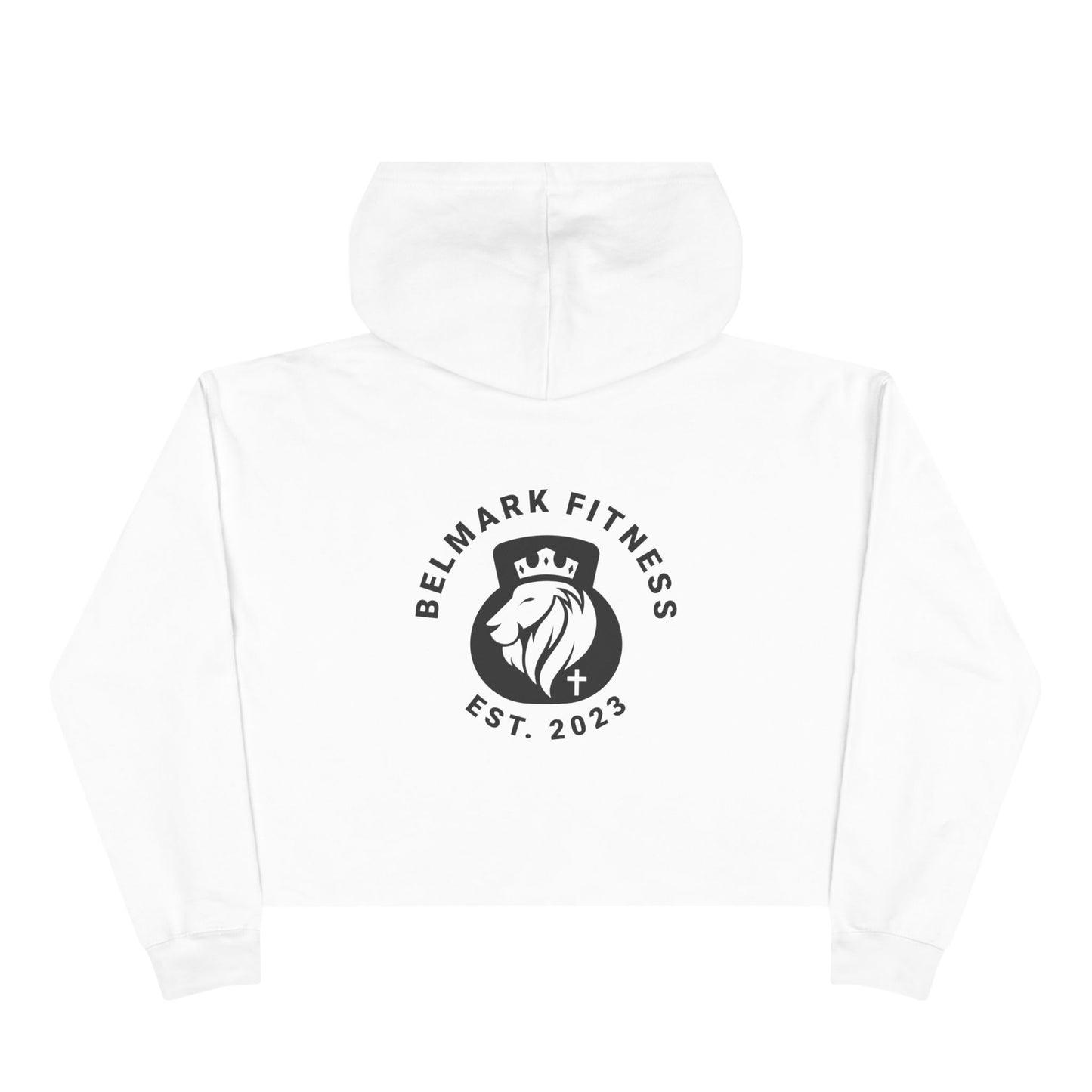 Empowering Crop Hoodie, Fitness Sweatshirt, Inspirational Apparel, Motivational Gym Clothing, Workout Outfit, Exercise Gift
