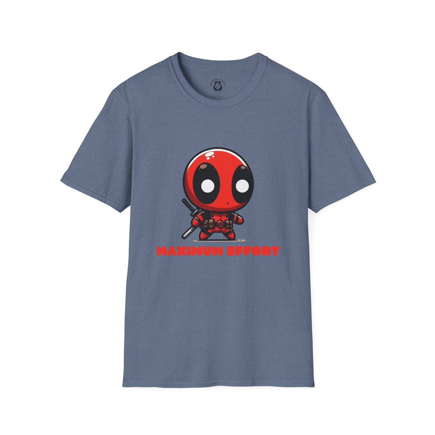 Cute Cartoon Maximum Effort T-Shirt, Unisex Graphic Tee, Perfect for Comic Fans, Birthday Gift, Everyday Wear, Casual Style