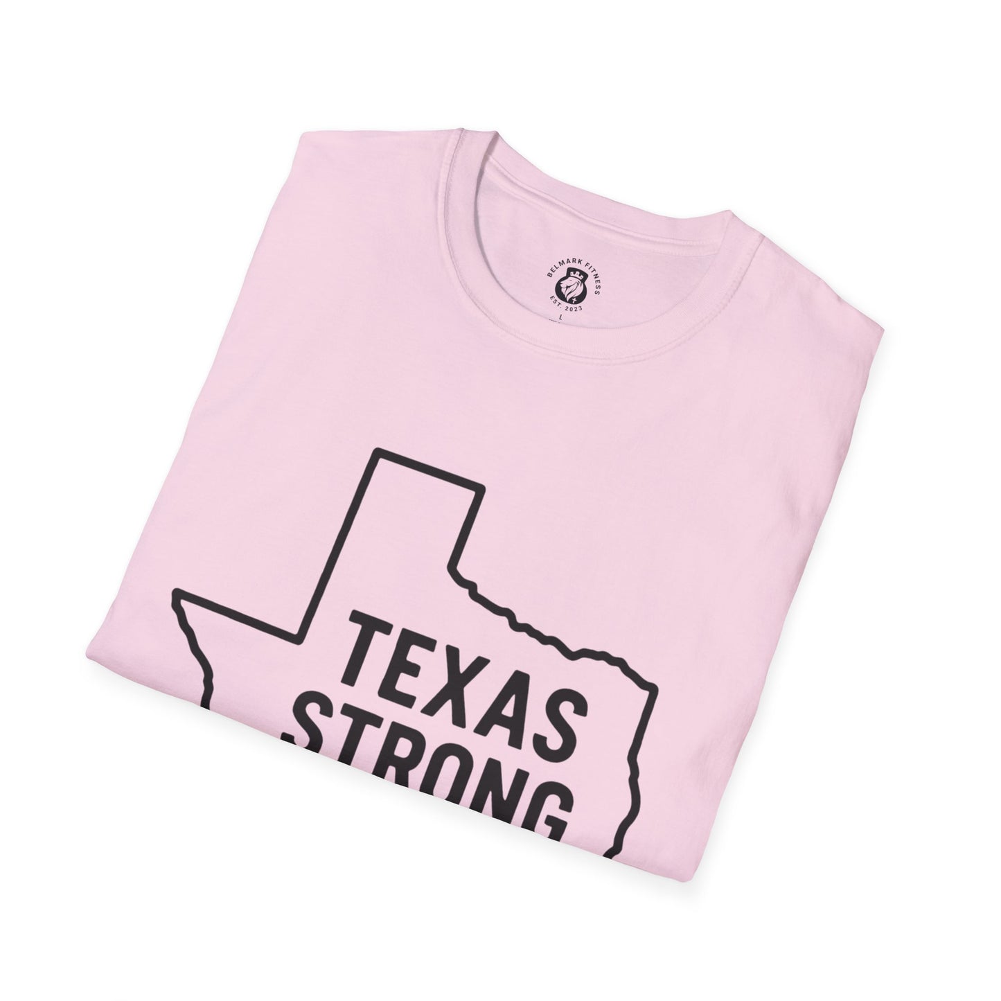 Texas Strong T-Shirt, Unisex Tee, Softstyle Shirt, Casual Wear, Texas Pride, Gift for Texans, Texas Independence Day