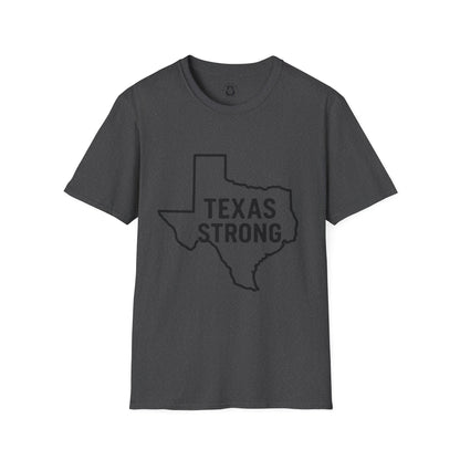 Texas Strong T-Shirt, Unisex Tee, Softstyle Shirt, Casual Wear, Texas Pride, Gift for Texans, Texas Independence Day