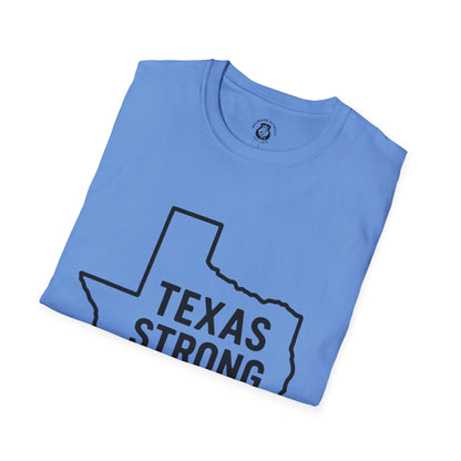 Texas Strong T-Shirt, Unisex Tee, Softstyle Shirt, Casual Wear, Texas Pride, Gift for Texans, Texas Independence Day