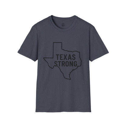 Texas Strong T-Shirt, Unisex Tee, Softstyle Shirt, Casual Wear, Texas Pride, Gift for Texans, Texas Independence Day