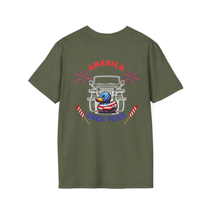 Patriotic Duck Tee — "America Duck Yeah" Graphic T-Shirt