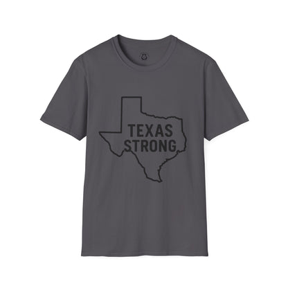 Texas Strong T-Shirt, Unisex Tee, Softstyle Shirt, Casual Wear, Texas Pride, Gift for Texans, Texas Independence Day