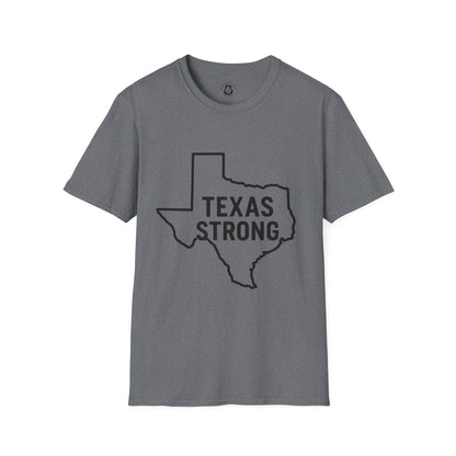 Texas Strong T-Shirt, Unisex Tee, Softstyle Shirt, Casual Wear, Texas Pride, Gift for Texans, Texas Independence Day