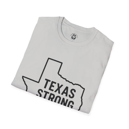Texas Strong T-Shirt, Unisex Tee, Softstyle Shirt, Casual Wear, Texas Pride, Gift for Texans, Texas Independence Day