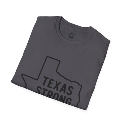 Texas Strong T-Shirt, Unisex Tee, Softstyle Shirt, Casual Wear, Texas Pride, Gift for Texans, Texas Independence Day