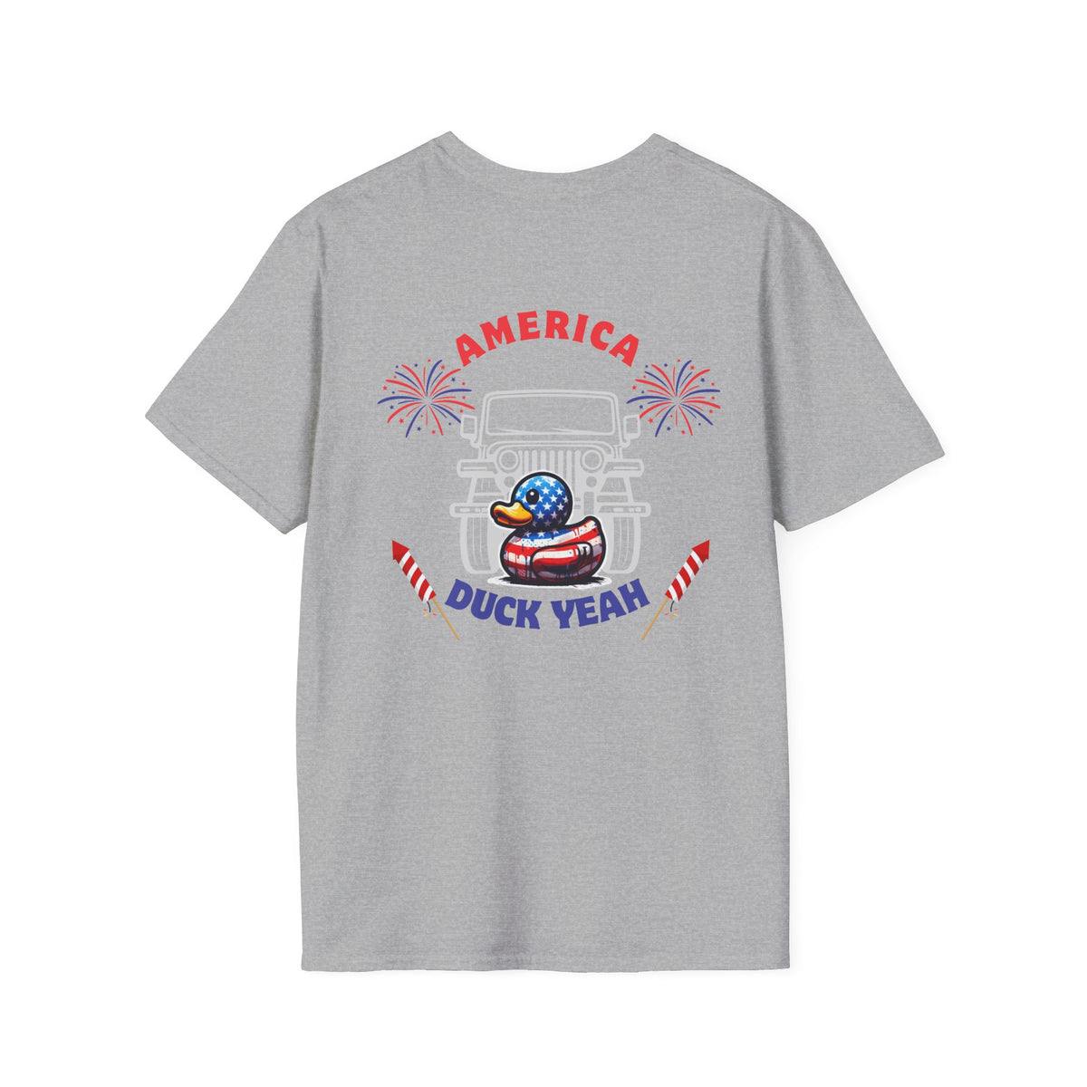 Patriotic Duck Tee — "America Duck Yeah" Graphic T-Shirt