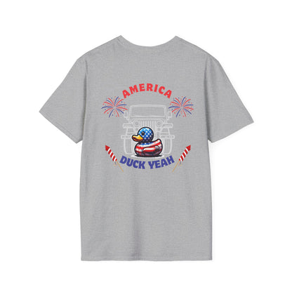 Patriotic Duck Tee — "America Duck Yeah" Graphic T-Shirt