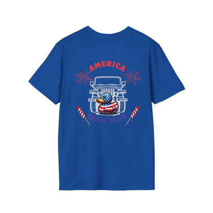 Patriotic Duck Tee — "America Duck Yeah" Graphic T-Shirt